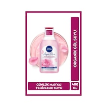 Aqua Rose Organik Gül Suyu İçeren Micellar Makyaj Temizleme Suyu 400ml, Günlük Makyaj, Nemlendirici