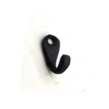Antika Tarz Dekoratif Pirinç Tekli Mini Askı - 27x11 Mm, Oksit Renkli