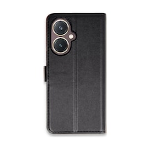 Newface Vivo Y27 Kılıf Trend S Plus Kapaklı Kılıf - Siyah