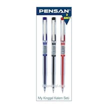 My King 0.5 Mm Jel Kalem Seti 3 Adet 165-Koyu Yeşil