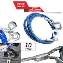 Çekme Halatı 10 Ton Çelik İzoleli 4 Mt 8,5mm 1720510