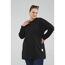 Ferace Kadın Oversize İki İplik Tesettür Tunik 001