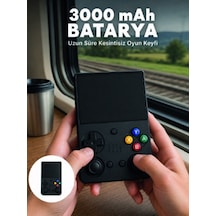 Retro Taşınabilir Oyun Konsolu 3.5 İnç Ips Ekran 26 Emülatör Destekli 64gb El Tipi Oyun Cihazı