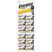 Energizer Alkaline Power AAA Kartela İnce Kalem Pil 12'li