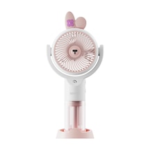 Asonic Afn26 Beyaz 500mah 2 Kademe Püskürtme Fonksiyon Nemlendirici Sprey Usb Fan Şarjlı