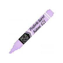 Picador Fosforlu Kalem Pastel Mor 421 Çok Renkli