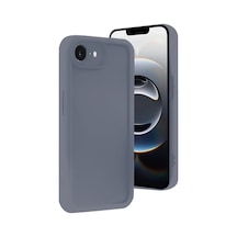 Apple Uyumlu   iPhone 16e Kılıf Viera Silikon - Gri