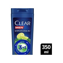 Men 3in1 Şampuan & Duş Jeli Yağlanma Karşıtı Lime Özü 350 Ml