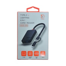 Pmr 8 İn 1 ADS-315 Type C - Lightning Usb Çoklayıcı- Compact Flash- Microsd-sd Kart Okuyucu