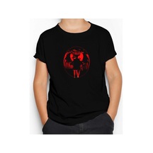 Zepplin Giyim Diablo IV Lilith is Waiting Siyah Çocuk Tişört Siyah