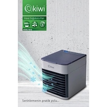 Kfan-7613 3'ü 1 Arada Portatif Led Işıklı İyonizer Hava Soğutucu Nemlendirici Ve Temizleyici