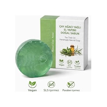 Çay Ağacı Yağlı El Yapımı Doğal Oval Sabun - 100 Gr Çay Ağacı