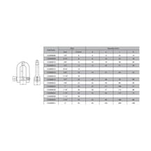 M10 Zincir Kilidi 3/8 3 Adet - Elwm-571894 5 x 5