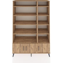 Hyperion Dolap 10 Raflı 3 Kapaklı 132x44x195 Çam-çam/çam Çam