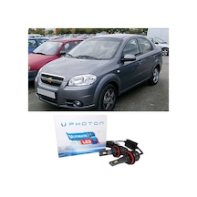 Chevrolet Aveo Led Xenon Uzun + Kısa Far Ampulü H4 Ultimate Yeni Seri Beyaz