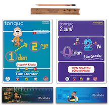 Tonguç Akademi 2. Sınıf 1 Den 2 Ye Hazırlık Yaz Tatili Kitabı - 0 Dan 2 Ye Konu Anlatımlı Soru Bankası Set 2 Kitap