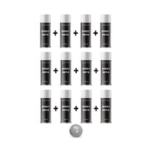 12 Adet Ral 8802 Gümüş Sprey Boya 400 Ml.