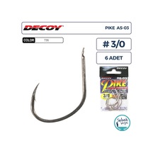 Decoy As-03 Pike Light Jigging Asist İğne Tın 3/0 6 Adet