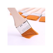 Fırça Seti-2, Yağlı Boya Fırçası, 4 Lü Set, Resim Fırçası, Akrilik Boya Fırçası, Yassı Fırça