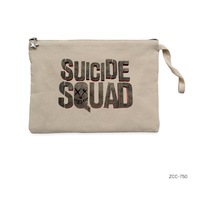 Suicide Squad Logo Krem Clutch Astarlı Cüzdan / El Çantası