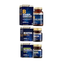 Nutraxin B Vitamin Complex 60 Tablet, Selenium 100 Mcg 100 Tablet