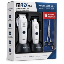 Mrd Hc3969 Gmt3969 Beyaz Profesyonel Saç Kesim Ve Çizim Makinesi Seti