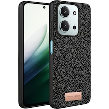Onegif - 766 - Xiaomi Redmi 15c 4g Bright Simli Kapak - Edntrend - - Siyah Sıyah