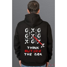 Bumeta Xox Kalıpların Dışına Çık Sweatshirt Unisex Kapüşonlu Hoodie 001