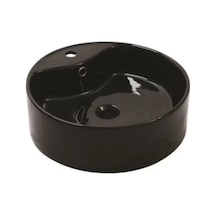 Newarc 5017b Batarya Delikli Siyah Lavabo