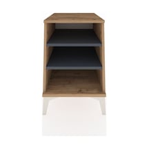Kronos Komodin 2 Raflı 44x59x64 Çam-antrasit Atlas Çam