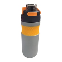 Çelik İçli Termos 500ml Gri-sarı Çok Renkli