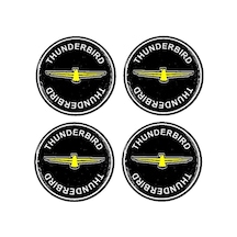 Etiketçilere Özel Thunderbırd Jant Göbeği Damla Sticker - Jant Göbeği Damla Sticker Thunderbird