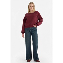 Defacto 90s Wide Leg Yüksek Bel Düz Paça Uzun Jean Pantolon E9122ax26spnm34 Mavi-nm34