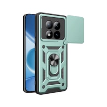 Xiaomi Redmi Note 15 Pro 5g Pars Lens Yüzüklü Silikon - Yeşil -
