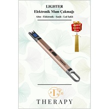 Therapy Smell, Lıghter Lüks Elektronik Mum Çakmağı / Altın / Hediye
