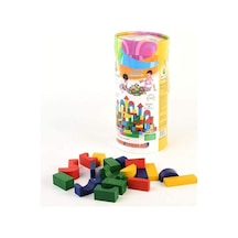 Kr016 Woodoy 100 Parça Küçük Kovalı Bloklar 12