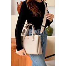 Just Polo Kadın Yeni Sezon Kabartma Desenli El Ve Omuz Çantası 234113mh Taş