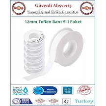 Teflon Bant Sızdırmazlık Bandı 12mm - 5 Adet