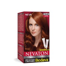 Nevaton Set Saç Boyası Bir Kutuda 2 Boyama 8.44 Tarçın Bakır