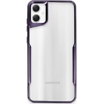 Samsung Uyumlu Galaxy A05 Kılıf Boyi Silikon Kapak Derin Mor\