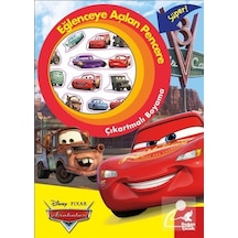 Disney Pixar Arabalar Eğlenceye Açılan Pencere Çıkartmalı Boya...