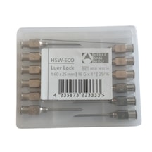 Henke - Enjektör Ucu Çelik 16g X 1" 1 Paket 12 Adet