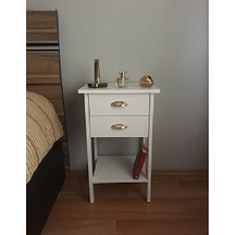 Retro Gold 2 Çekmeceli  Komodin