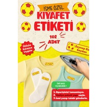 Kıyafet Etiketi - Okul Kıyafetlerine Kişiye Özel 30 Saniyede Kolay Uygulama Yıkanabilir -galatasaray Çok Renkli
