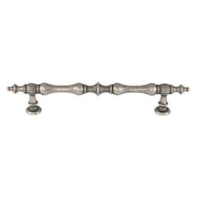 Gürçay Şehzade Kulp Antik Gümüş 96Mm 2 Adet