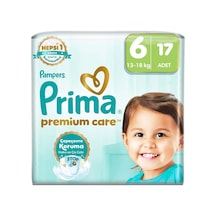 Bebek Bezi Premium Care 6 Numara 17 Adet Diğer