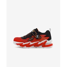 Skechers Lıght-surge Büyük Erkek Çocuk Kırmızı/siyah Işıklı Spor Ayakkabı 400200l Rdbk