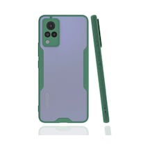 Vivo V21 Kılıf Platin Silikon - Yeşil -
