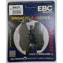 Ebc Sfa353 2022-2023 Piaggio Beverly 400 Uyumlu Ön Fren Balatası Organik Balata