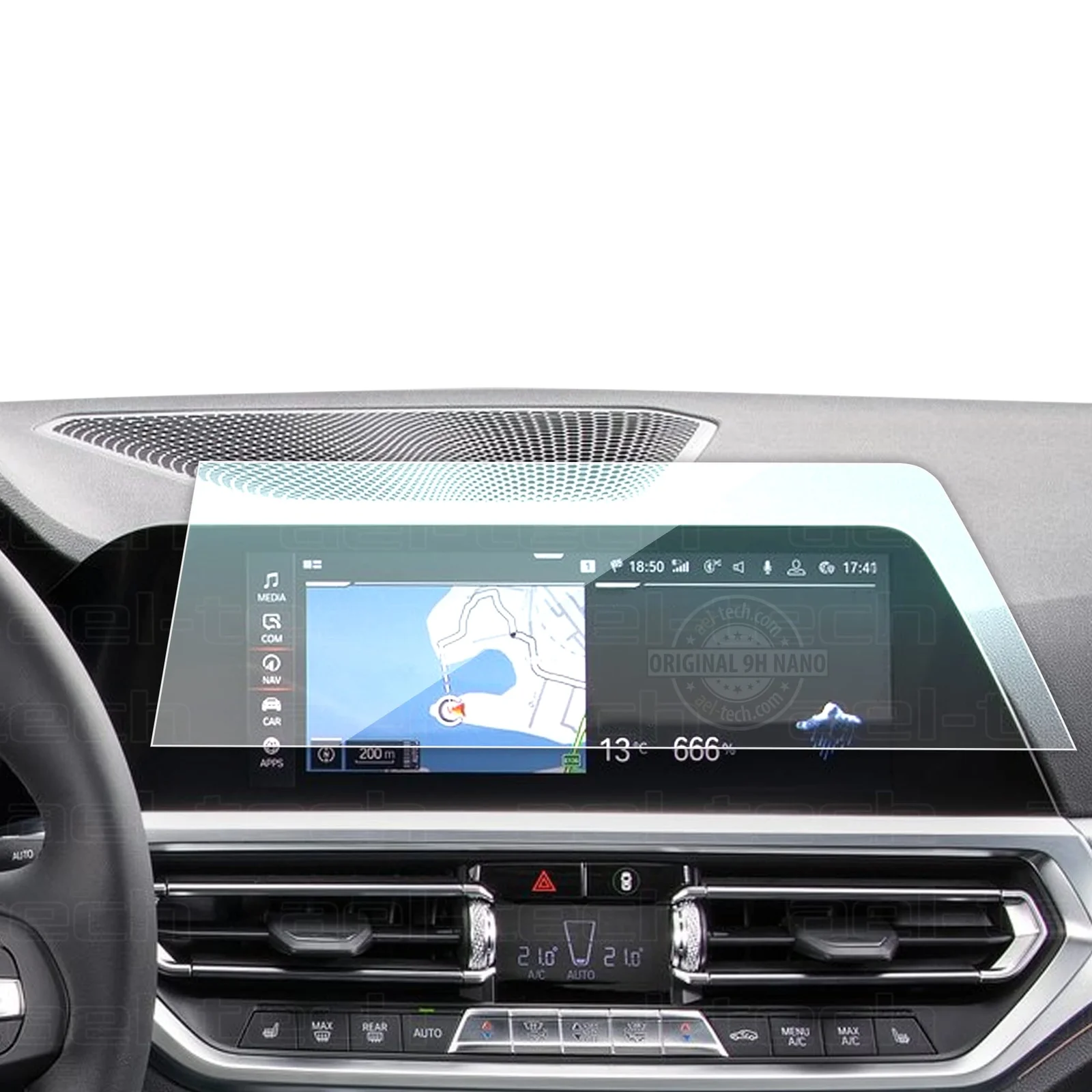 Bmw 3 Serisi G20 Uyumlu Navigasyon Ekran Koruyucu 9h Nano Film 9H Nano Ekran Koruyucu